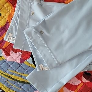 Women's Solid Cropped Mid-rise Pull on Compression Pants